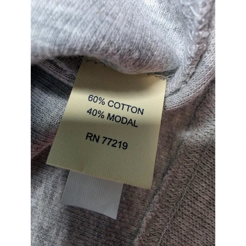 Joseph Abboud Sweater Men's 2X Gray Tight Knit Mock Neck Long Sleeve Quarter Zip